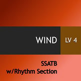 Wind SATB choral sheet music cover